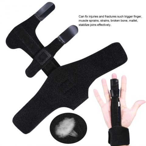 adjustable finger trigger joint splint stablizer