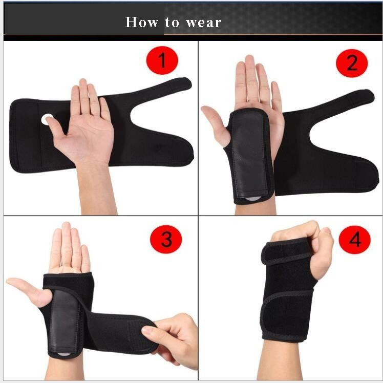 Adjustable Wrist Palm Support with Steel Plate