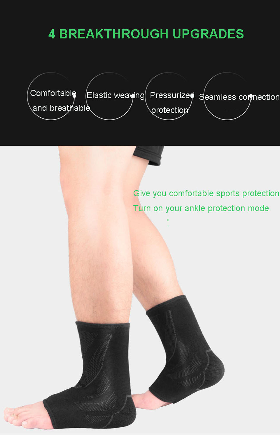 Ankle Brace Compression Sleeve Sports Socks