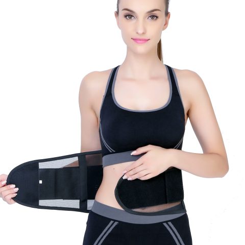 breathable mesh lumbar support belt