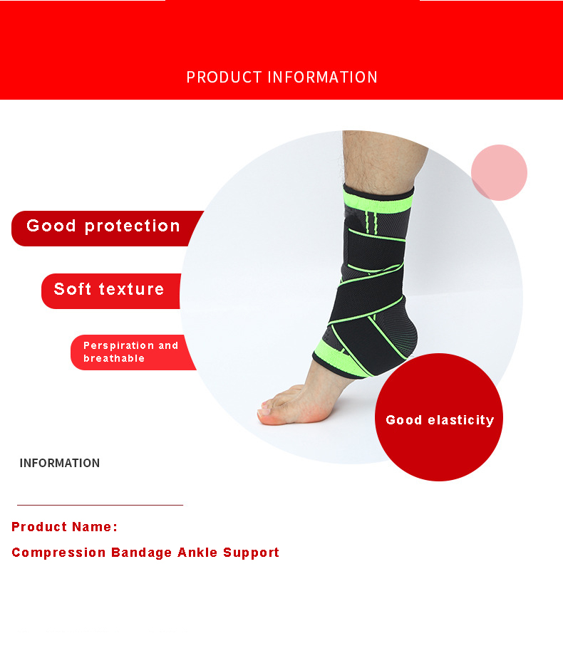 Foot Sleeve Elastic Nylon Pressure Ankle Brace