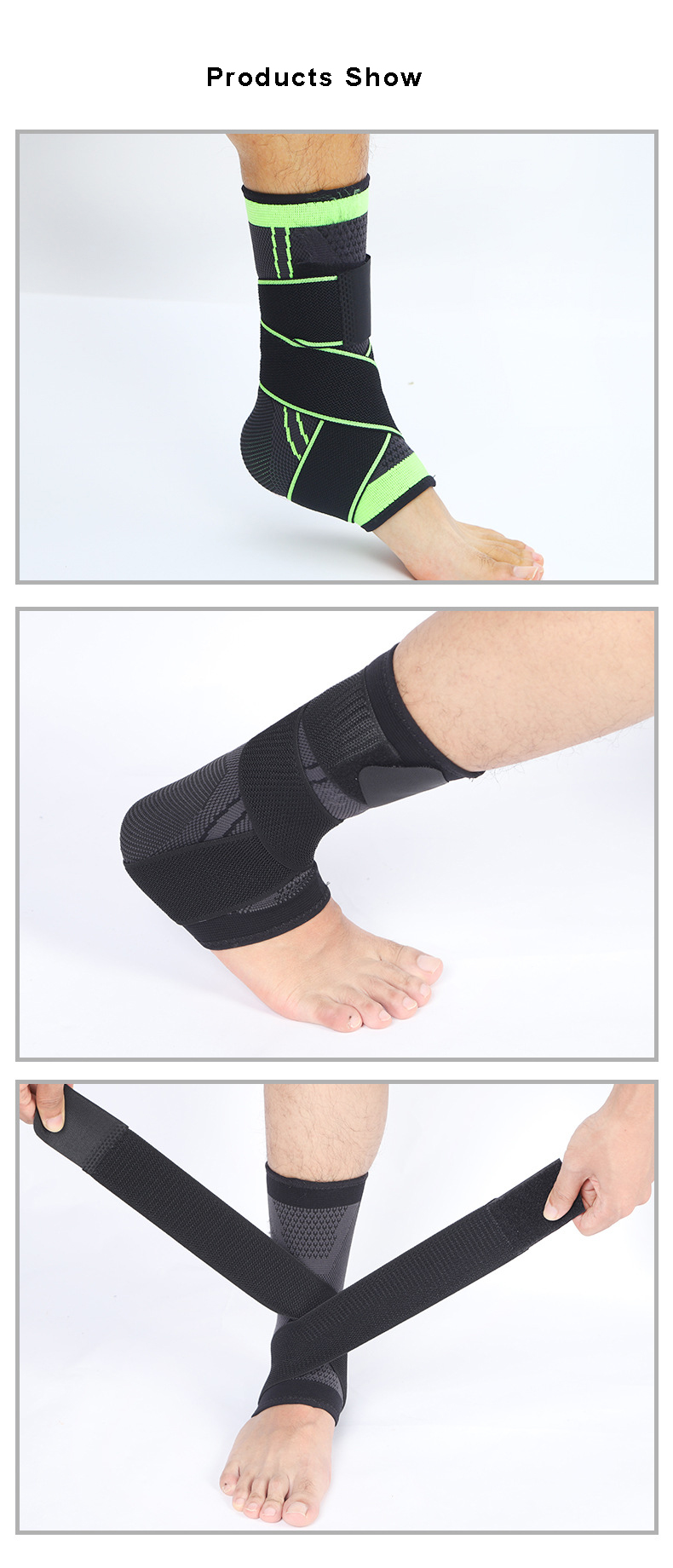 Foot Sleeve Elastic Nylon Pressure Ankle Brace