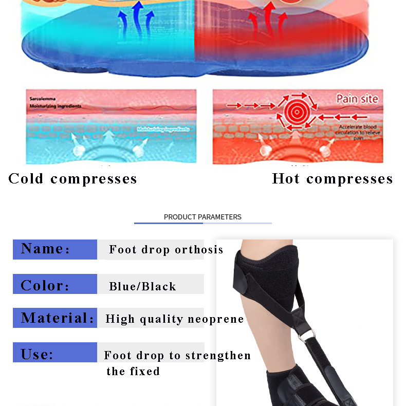 Foot Drop Sagging Orthosis Sprain Ankle Support