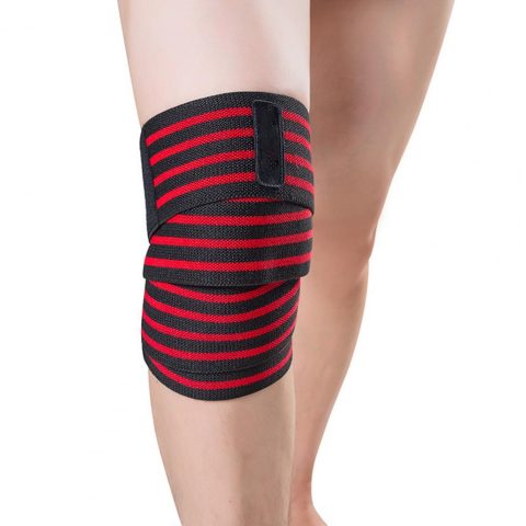 elastic knee support bandage for athlete