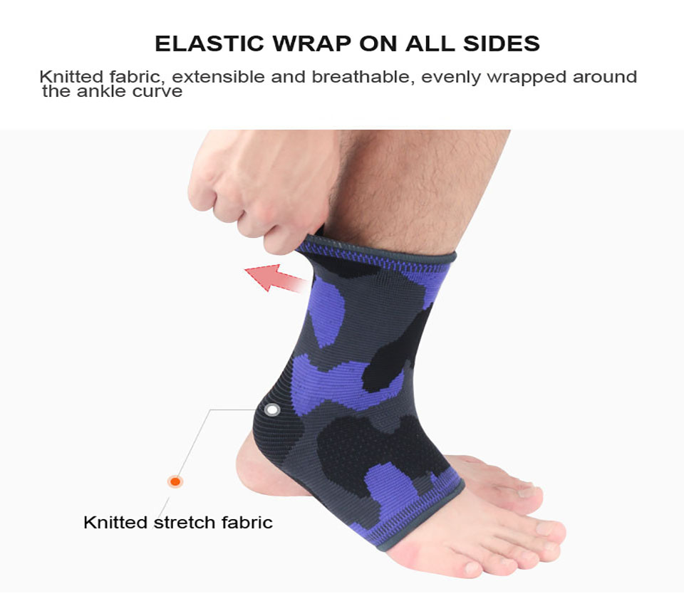 Elastic Knitted Sports Ankle Support Brace