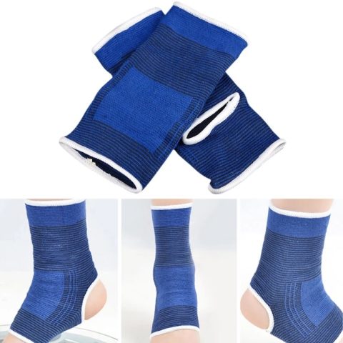 elastic knitted ankle therapy bandage for gym