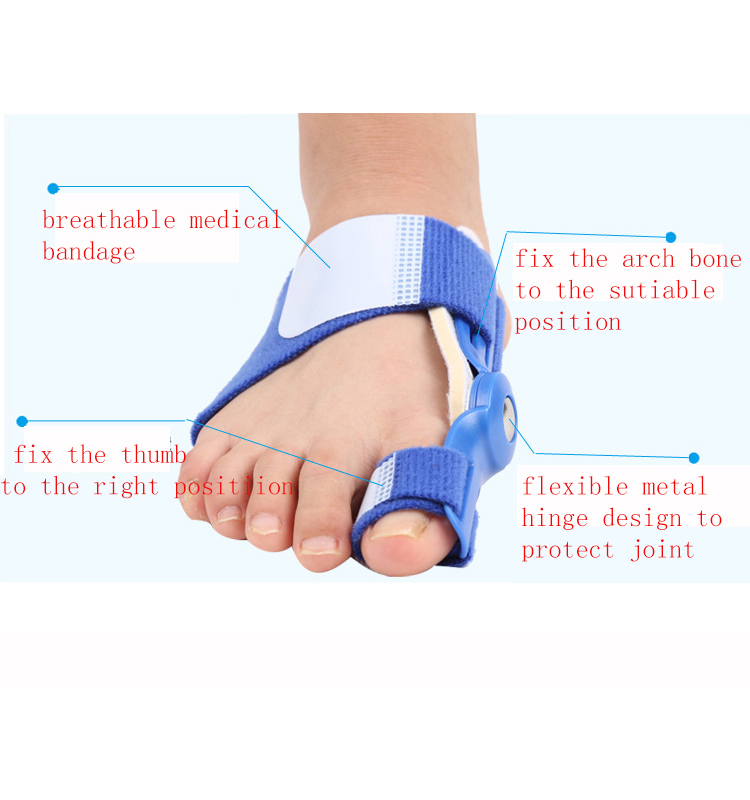 Hinged Big Toe straighter For Bunion Orthotics