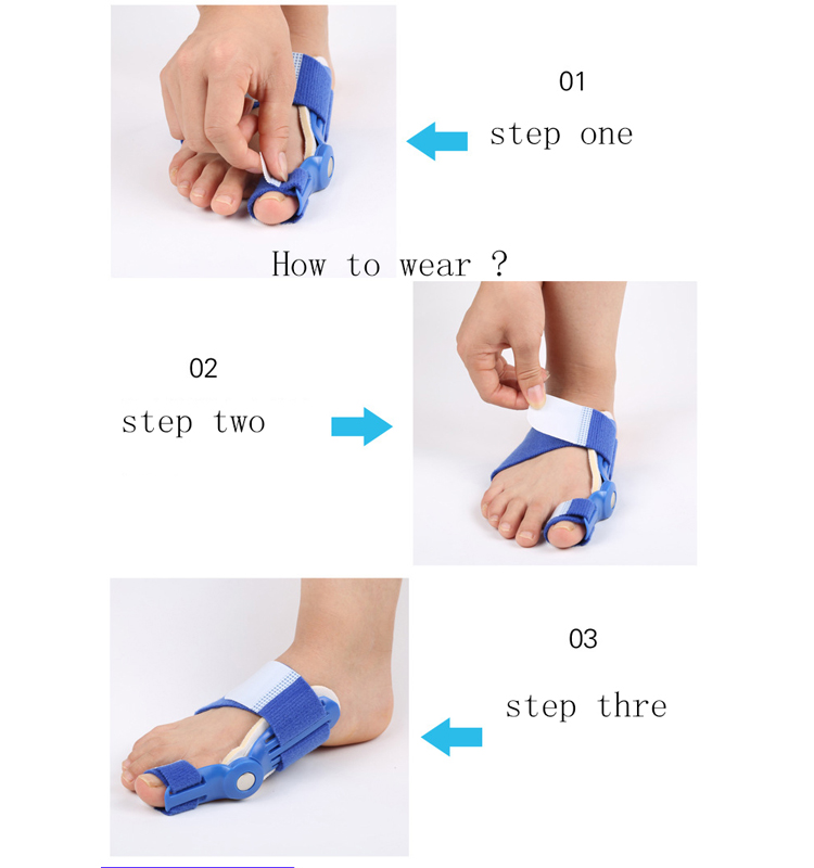 Hinged Big Toe straighter For Bunion Orthotics