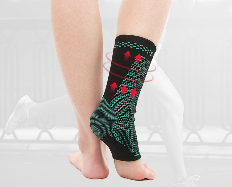 Knitted Sports Ankle Brace Compression Sleeve