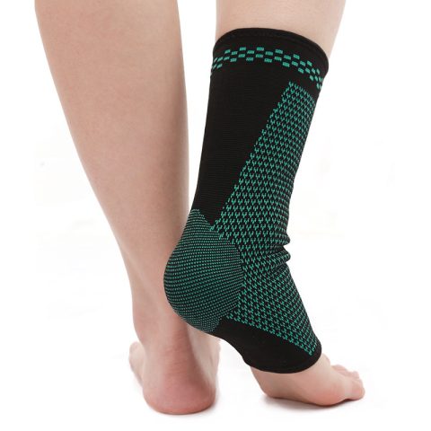 knitted ankle compression brace sleeve for badmintion sports