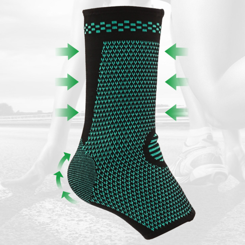 Knitted Sports Ankle Brace Compression Sleeve