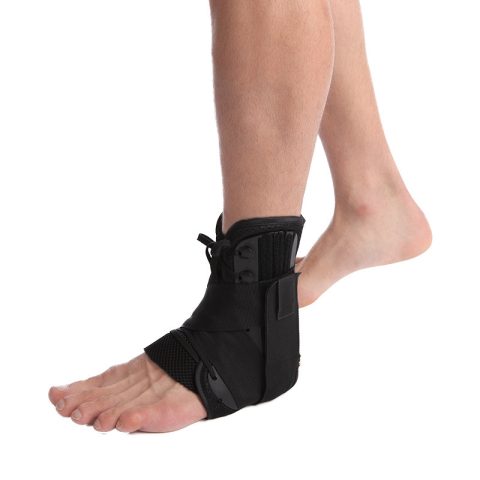 lace up ankle stabilizer strap for sprained foot