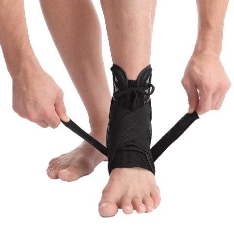 lace up ankle stabilizer strap for sprained foot