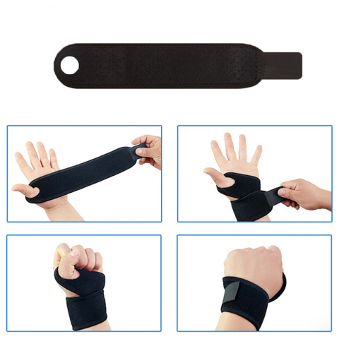 neoprene adjustable wrist support wrap