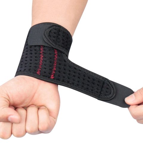 neoprene wrist support brace with spring