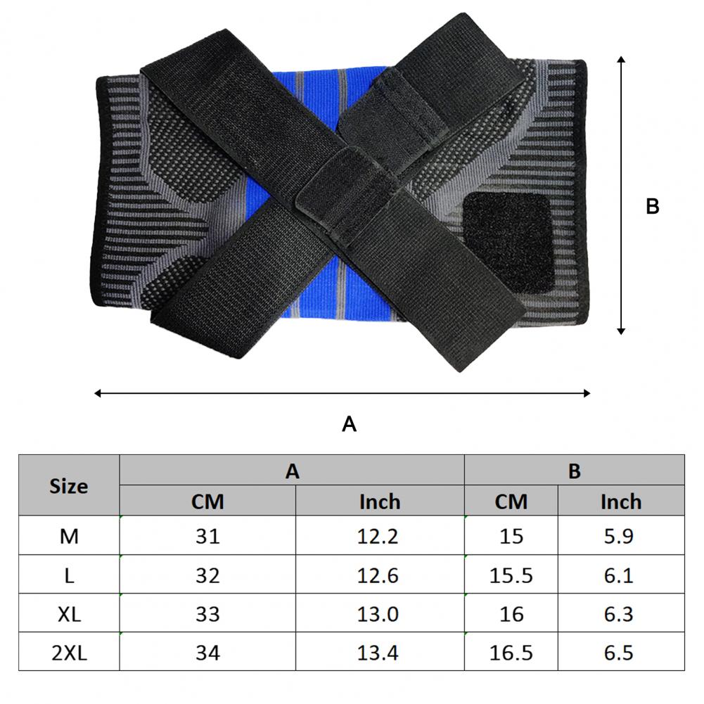 Knee Pad Nylon Compression Sleeve Sprots Brace