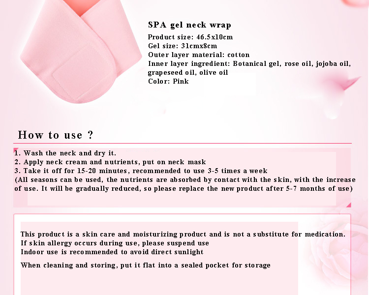 Gel Neck Wrap SPA Moisturizing Cold Therapy