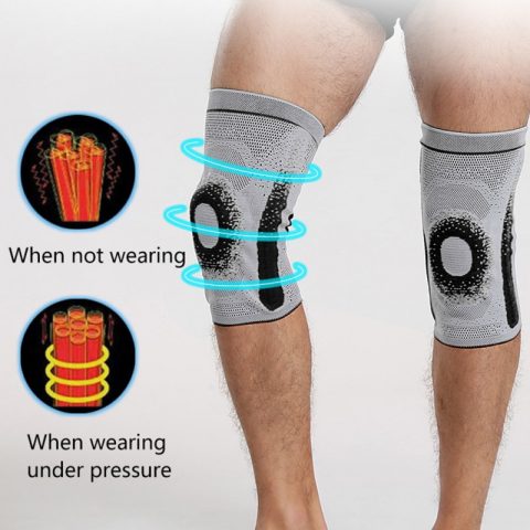 spring knee support brace shock absorption