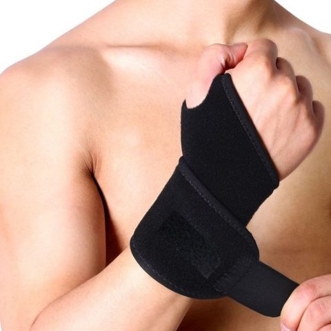 wrist guard bandage pain relief