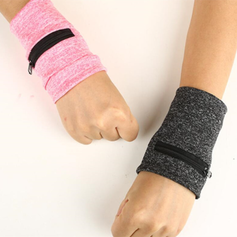 zipper wrist band for playing basketball guard