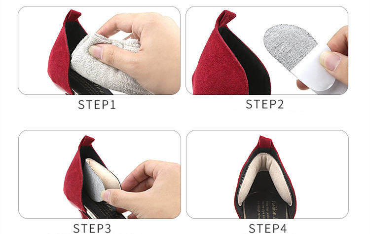 Shoes Insert Heel Liners Anti Slip Cushion Pad