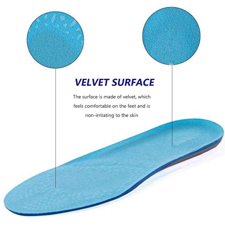 EVA Silica Insoles Orthotic Sport Shock absorption