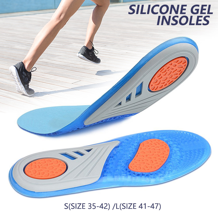 EVA Silica Insoles Orthotic Sport Shock absorption