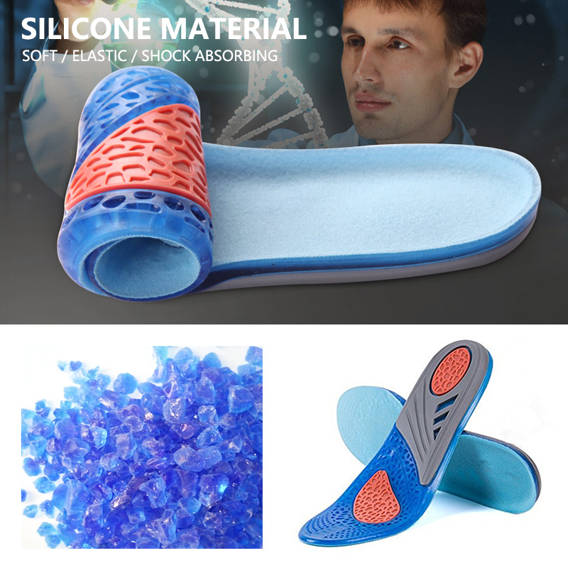 EVA Silica Insoles Orthotic Sport Shock absorption