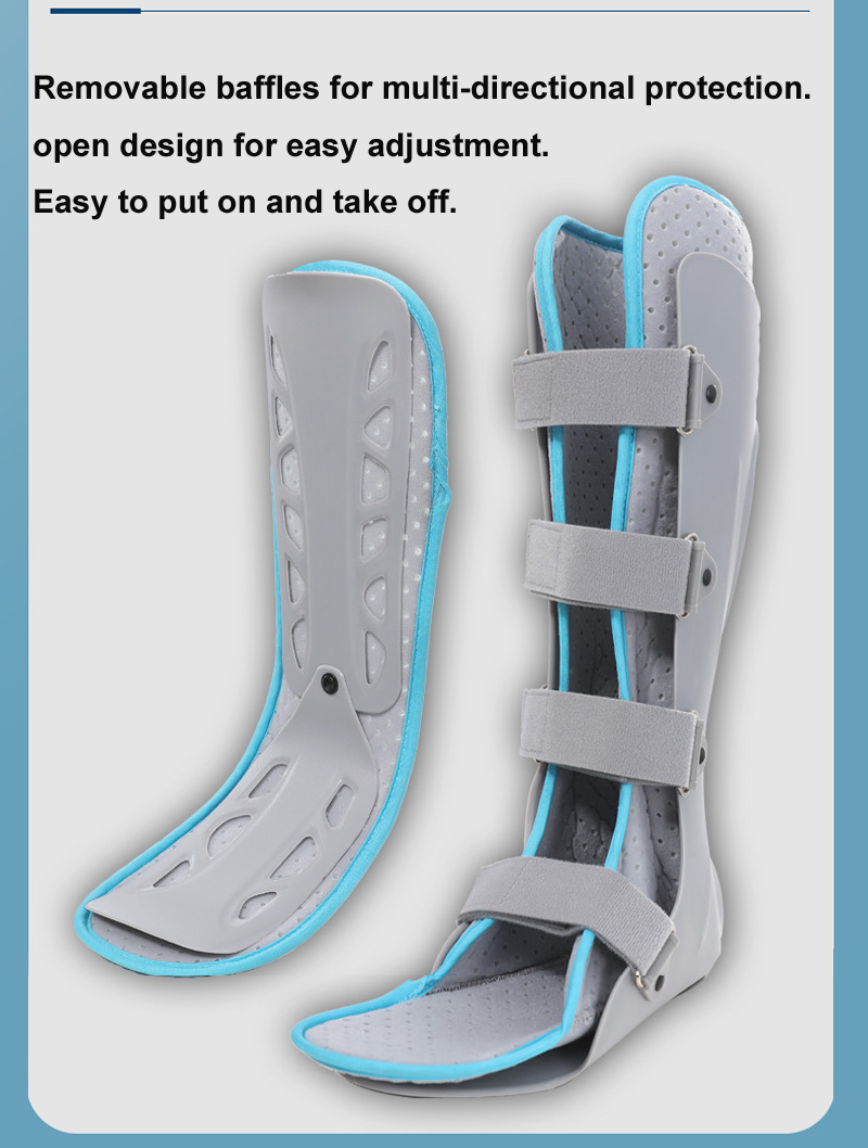 Ankle brace foot drop fixation for fracture sprain