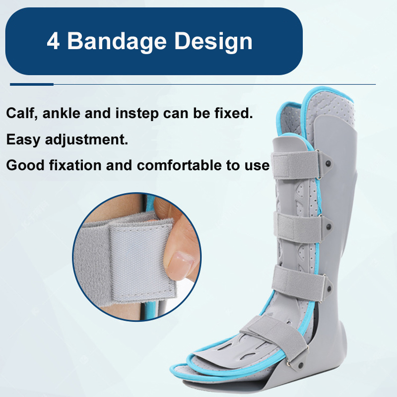 Ankle brace foot drop fixation for fracture sprain