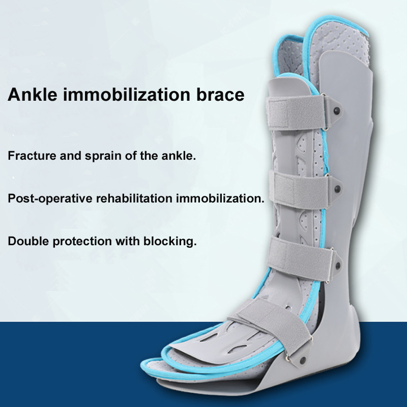 Ankle brace foot drop fixation for fracture sprain