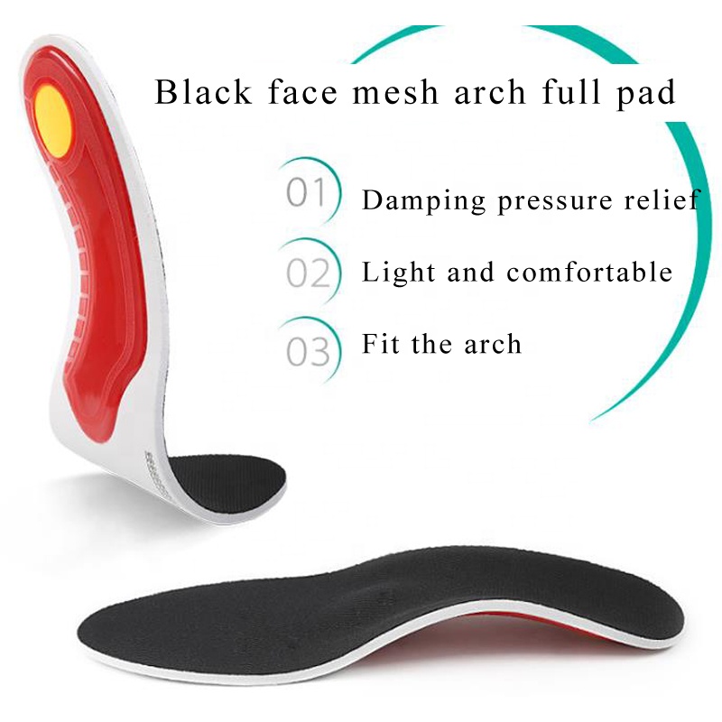 Arch Support Orthopedic Insoles Anti-vibration Moderate Pressure