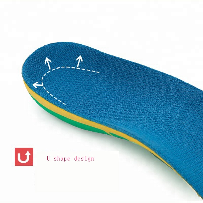 Arch support insoles shock absorption sweat breathable soft cushion