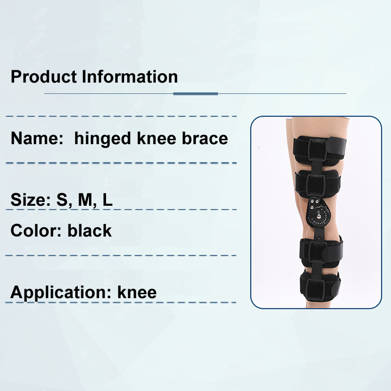 Hinged Knee Brace Fracture Fixation Immobilizer