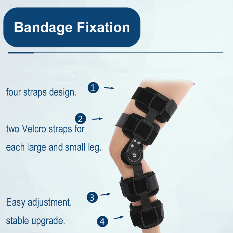 Hinged Knee Brace Fracture Fixation Immobilizer