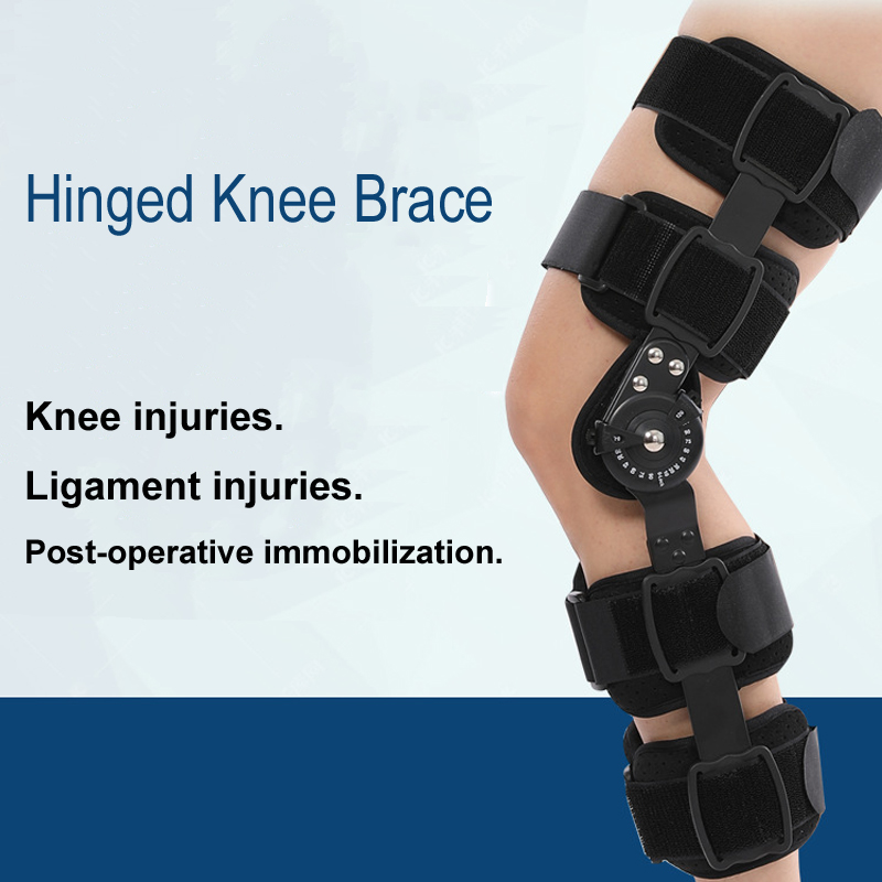 Hinged Knee Brace Fracture Fixation Immobilizer