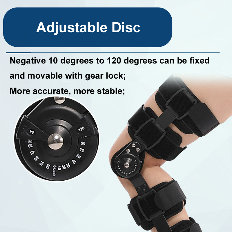 Hinged Knee Brace Fracture Fixation Immobilizer