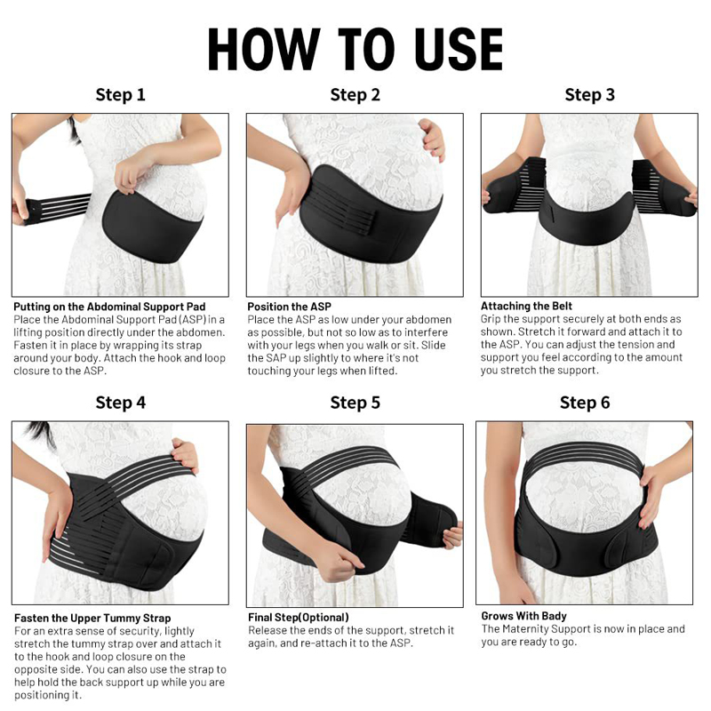 Pregnancy Support Belt Relieve Back Pelvic Hip Pain